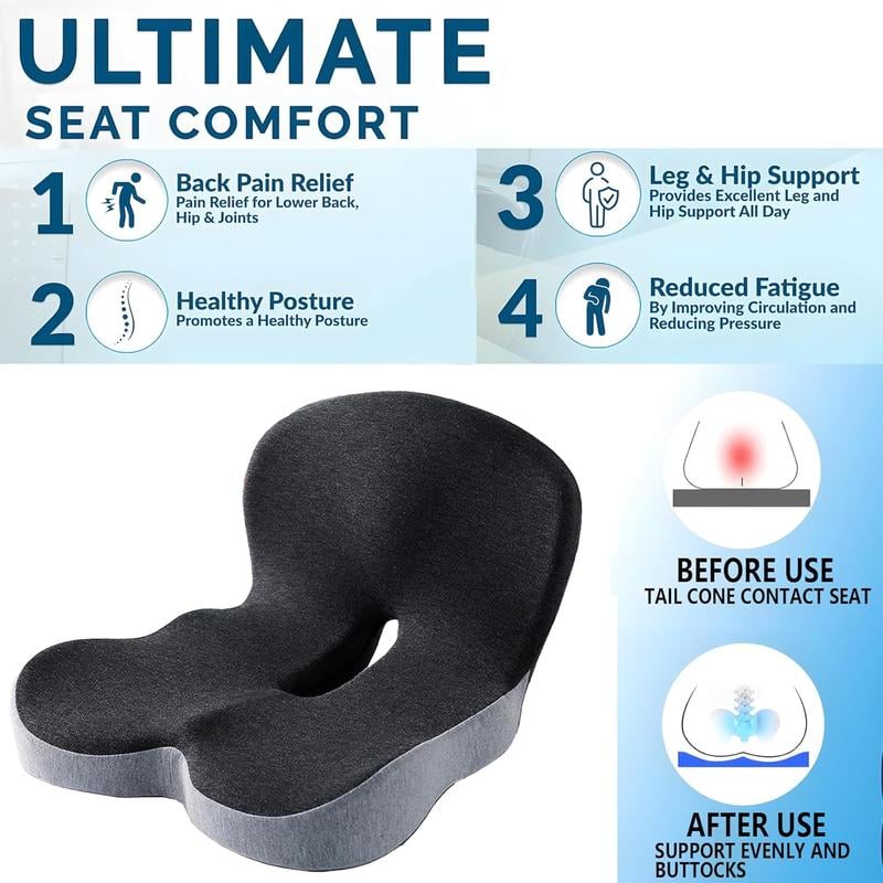 Ergonomisches Memory-Schaumstoff-Unterstützungskissen für Komfort und Entspannung