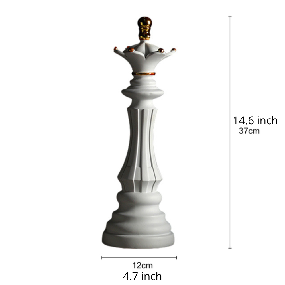 Moderne minimalistische Schachfigur-Skulptur Dekoration