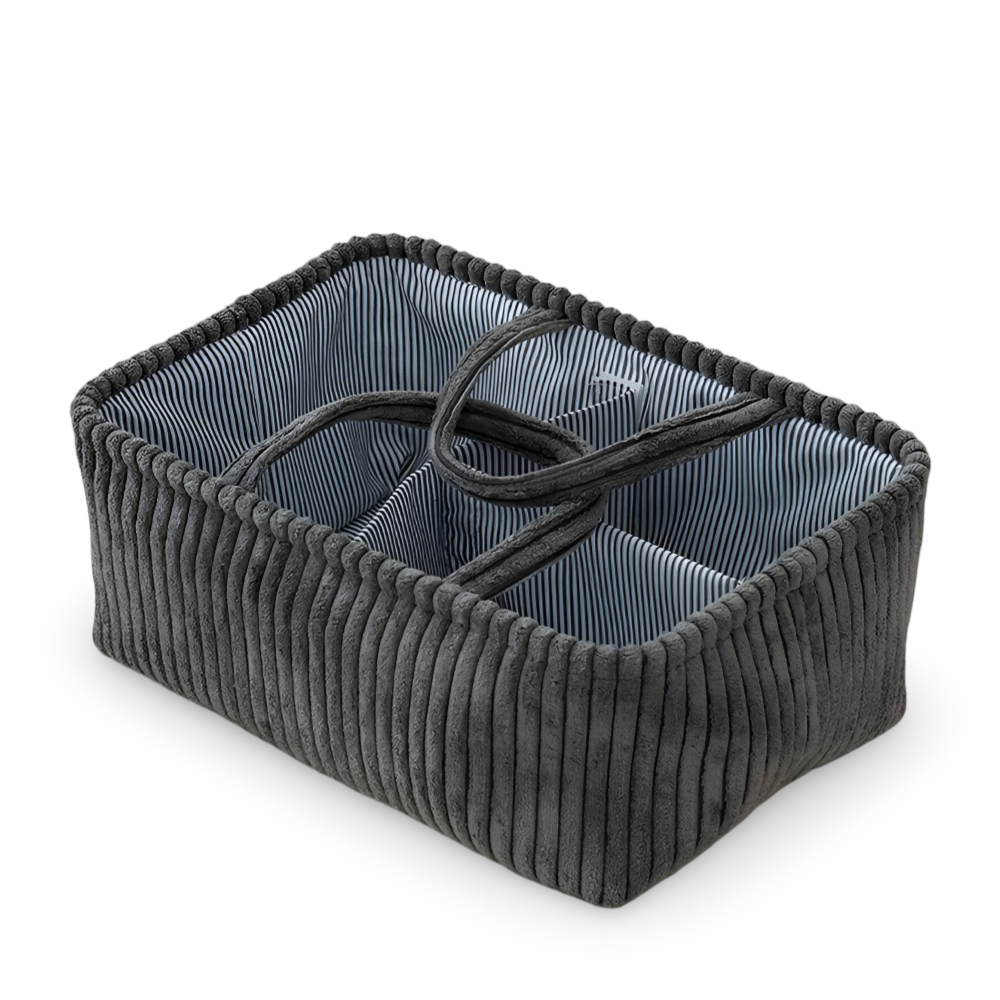 StorEase™ - Polyester Aufbewahrungskorb mit Fächern