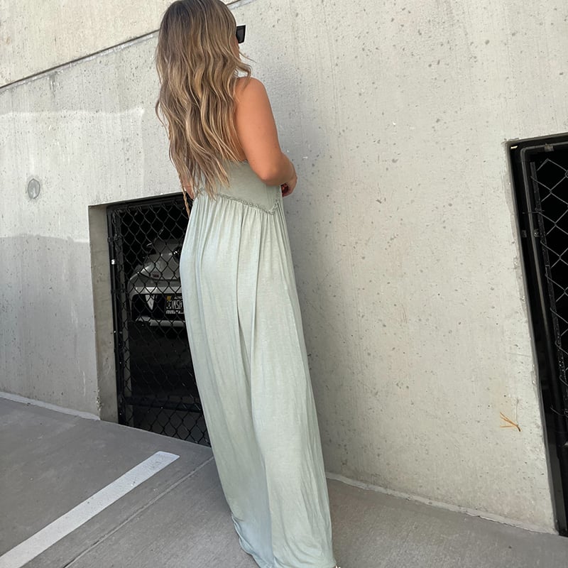 NovaStyle™ | Schlitz Lässig Einfach Lose Maxi Langes Kleid
