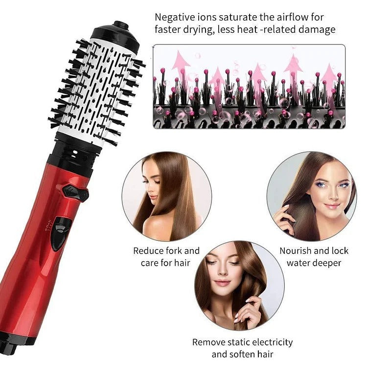 Keramische rotierende Haarbürste für glattes und voluminöses Styling