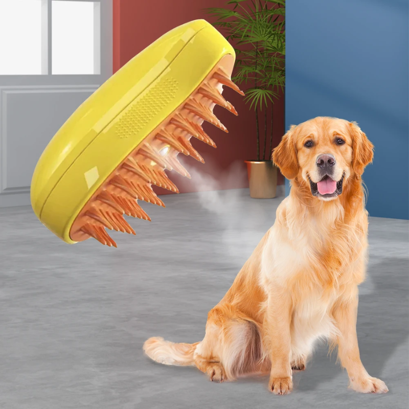 SteamBrush™ | Handliche Dampfbürste für Haustiere!