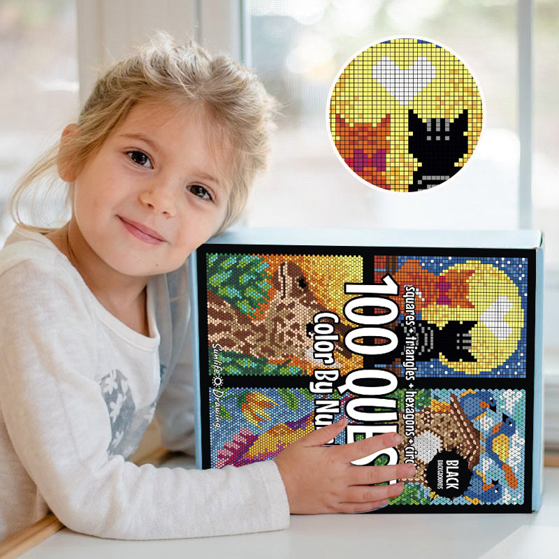 50% off | 100 QUEST™ Paint-by-Numbers Book