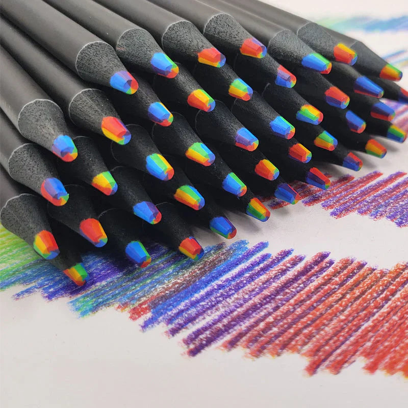 ColorWhirl™ – Regenbogen-Buntstift mit 7 Farben