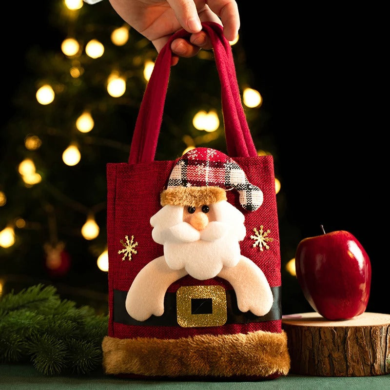 RedTote™ – Festliche Geschenkbeutel aus Leinen | Urlaubskollektion