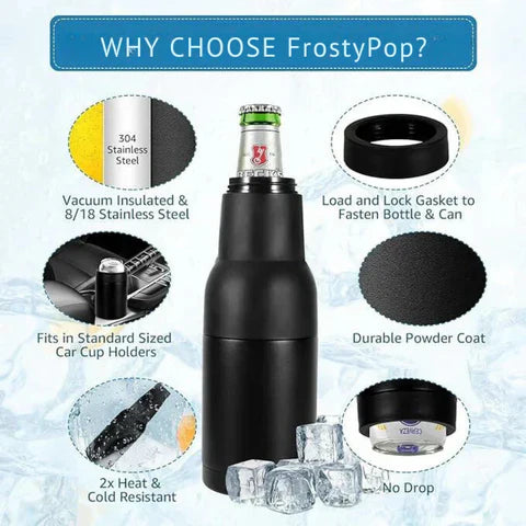 Mattiertes Bierglas für eiskalte Getränke