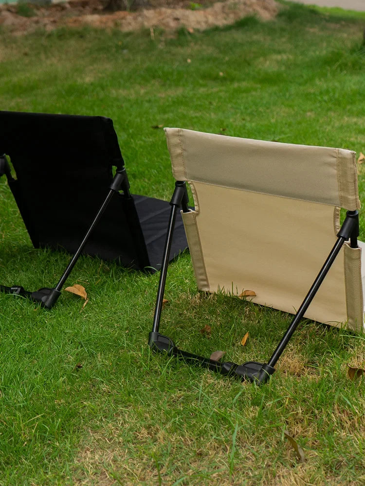 Ultraleichter gepolsterter Campingstuhl mit wetterfestem Aluminiumrahmen