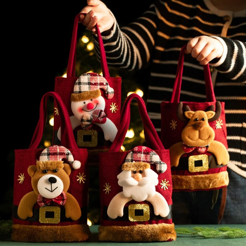 RedTote™ – Festliche Geschenkbeutel aus Leinen | Urlaubskollektion