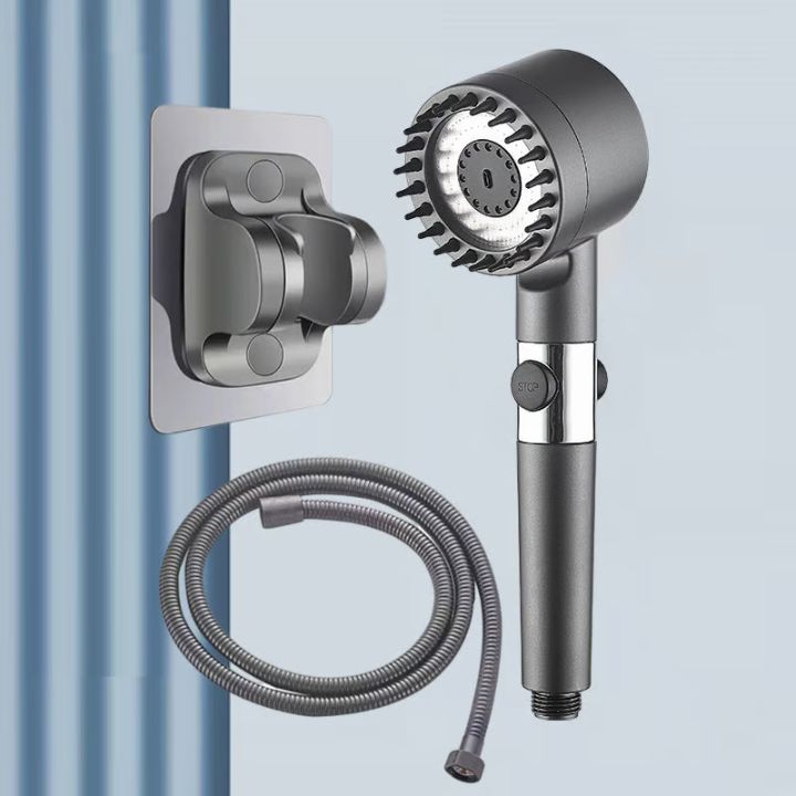 PowerDusch™ | Multifunktionales Hochdruck-Duschkopf-Set