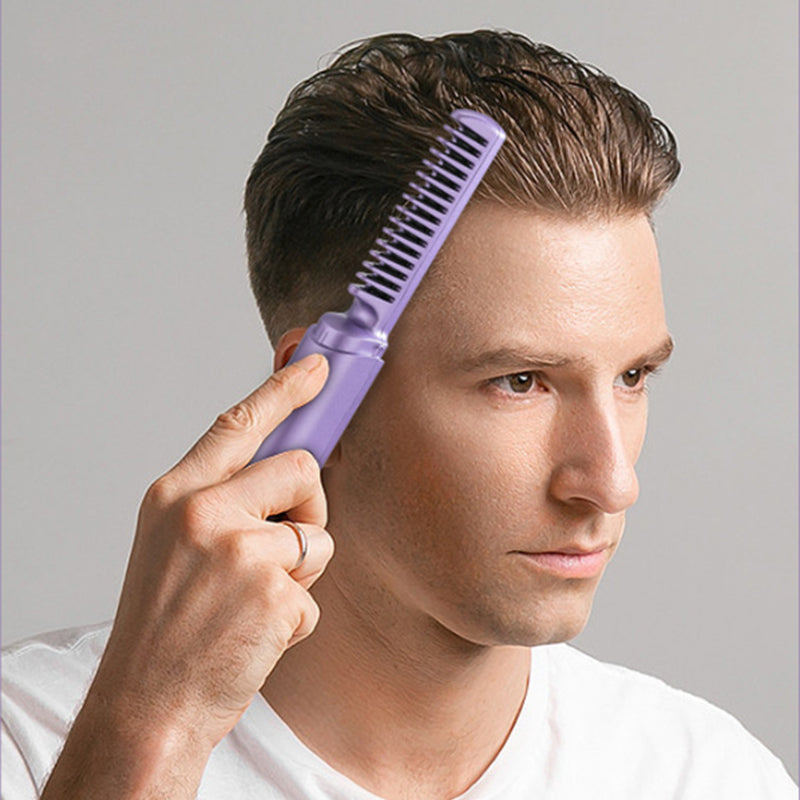 HairGlam™️ | 2 in 1 elektrischer Kamm / Lockenstab und Glätteisen