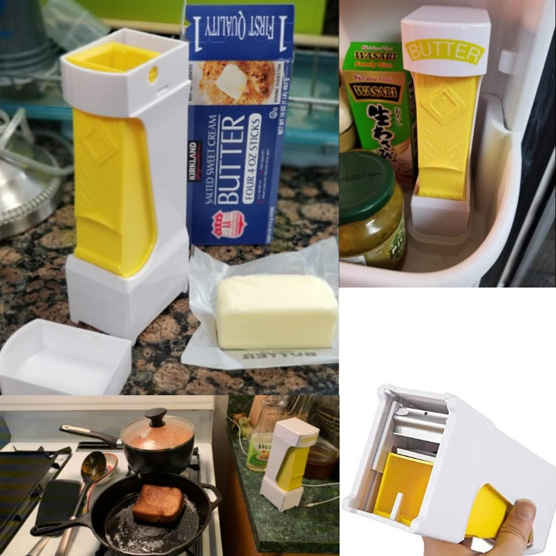ButterSwift™ - Edelstahl-Butter-Schneider und Spender für die Küche
