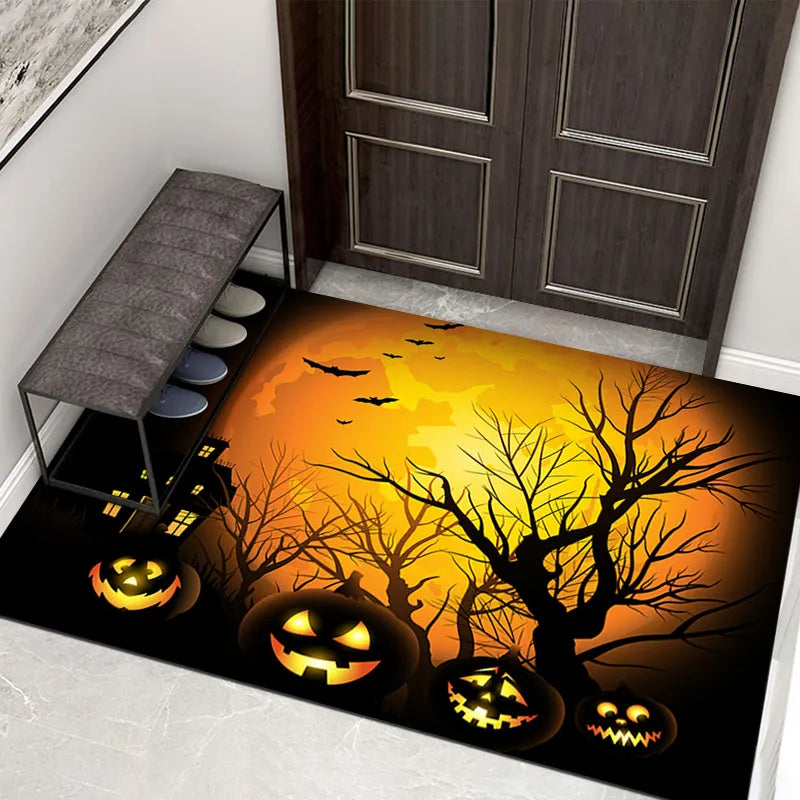 Halloween Gruselige Willkommen Fußmatte für die Haustürdekoration