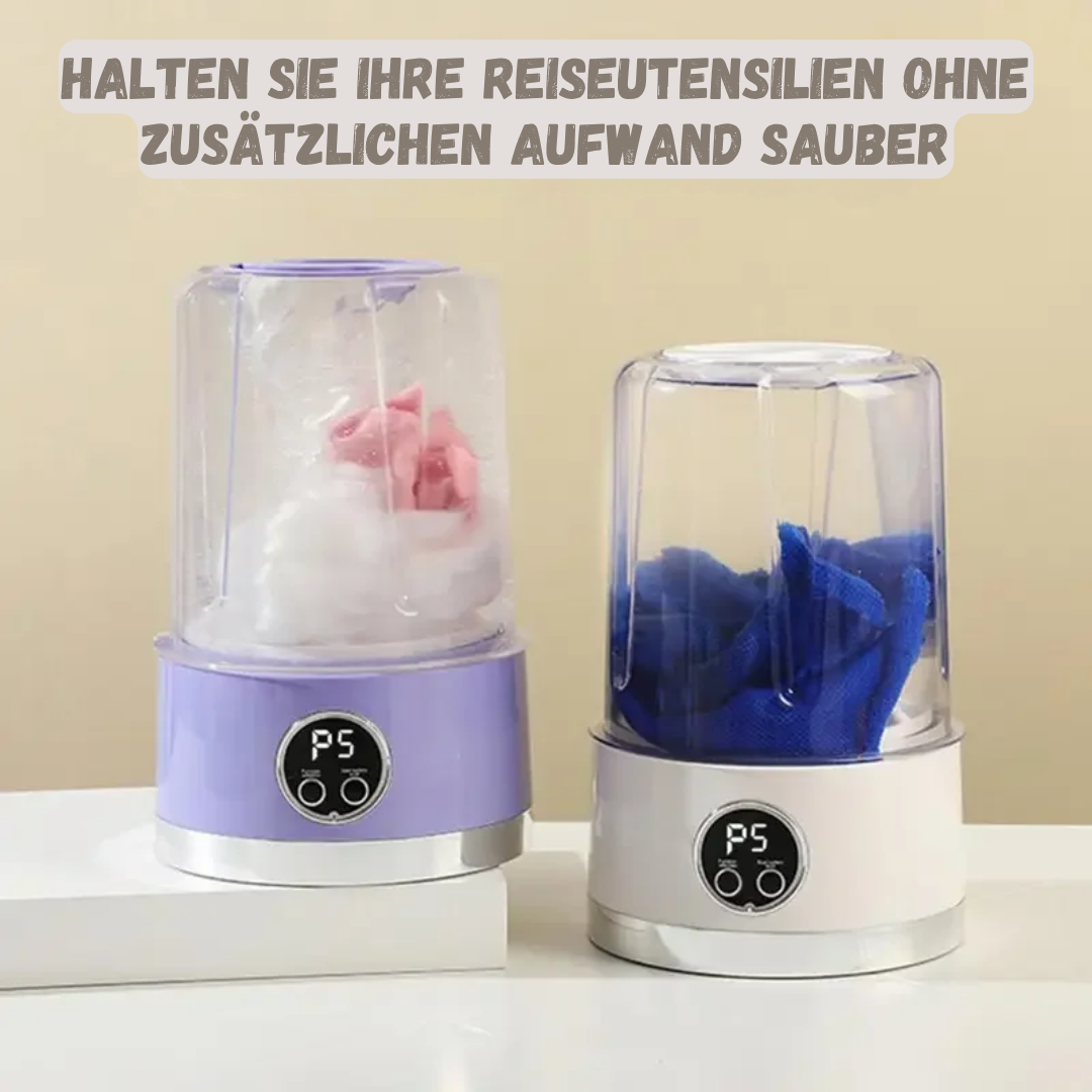 Kompakte tragbare Mini-Waschmaschine für Reisen und kleine Räume