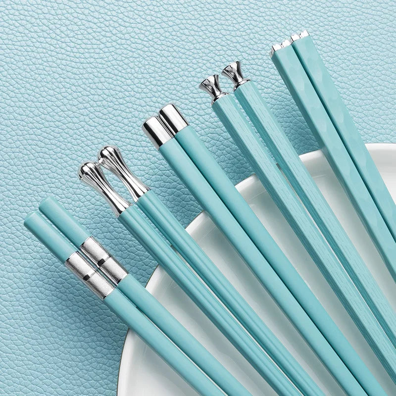 Umweltfreundliches elegantes Bambus-Stäbchen-Set für Essen und Unterhaltung