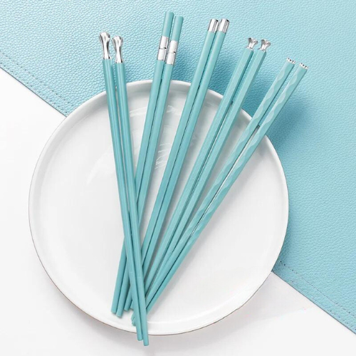 Umweltfreundliches elegantes Bambus-Stäbchen-Set für Essen und Unterhaltung