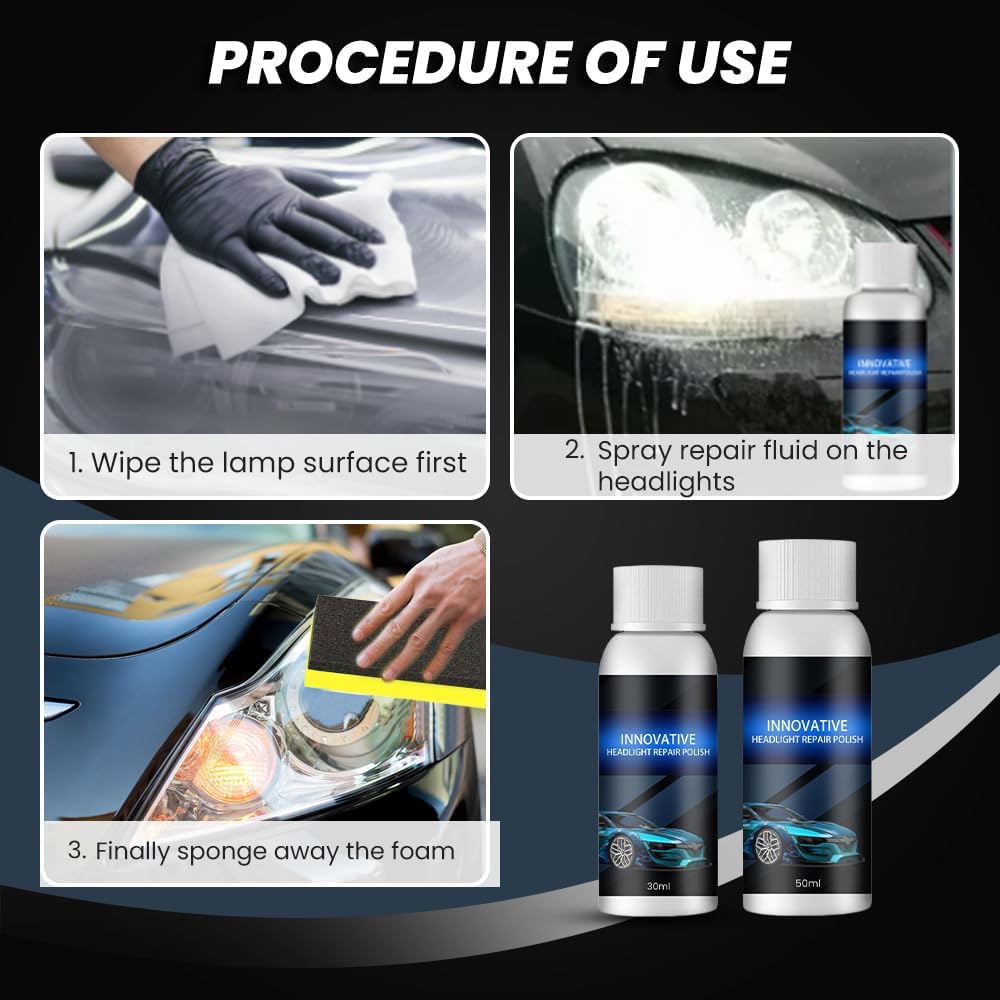 LightBright™ | Headlight Cleaner and Protection (20ml)