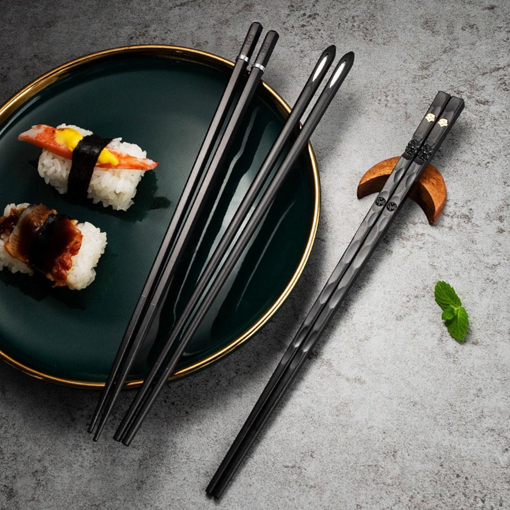 Umweltfreundliches elegantes Bambus-Stäbchen-Set für Essen und Unterhaltung