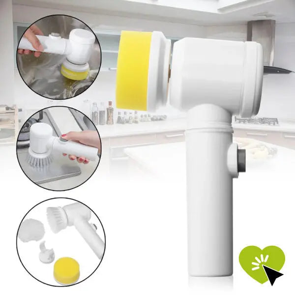 5-in-1 Elektrische Mehrflächen-Reinigungsbürste für Haus und Küche