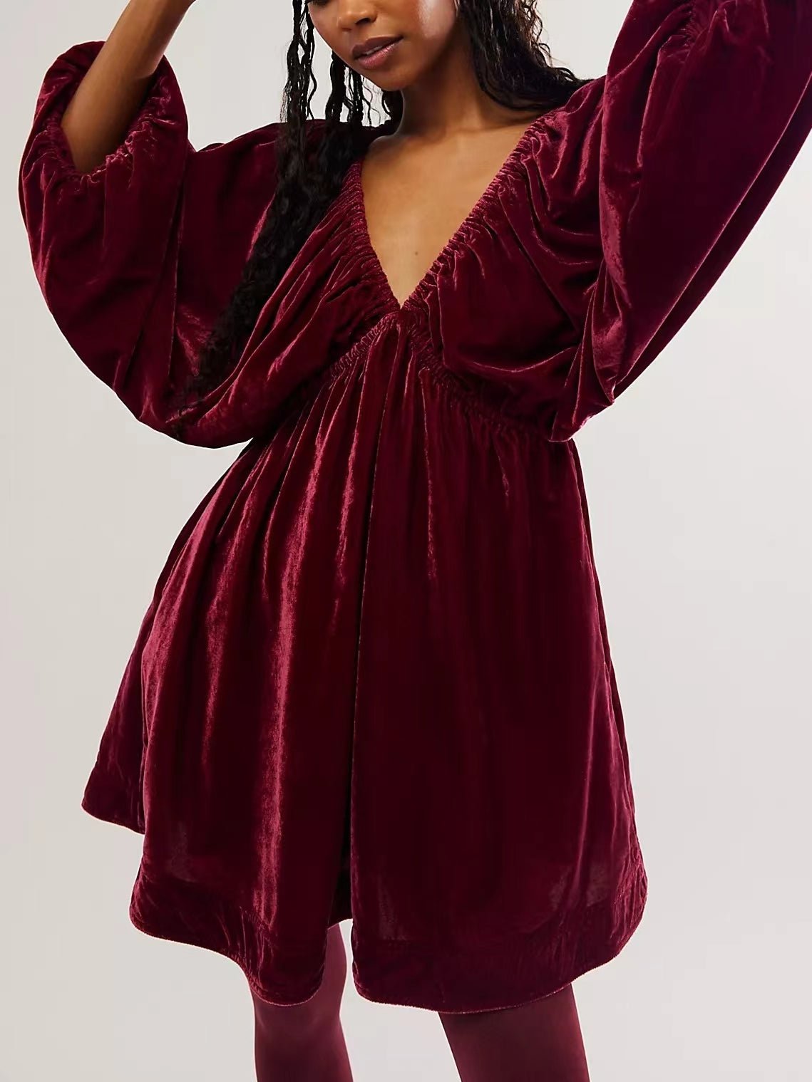 Velvet Vibe™ | Minikleid aus Samt