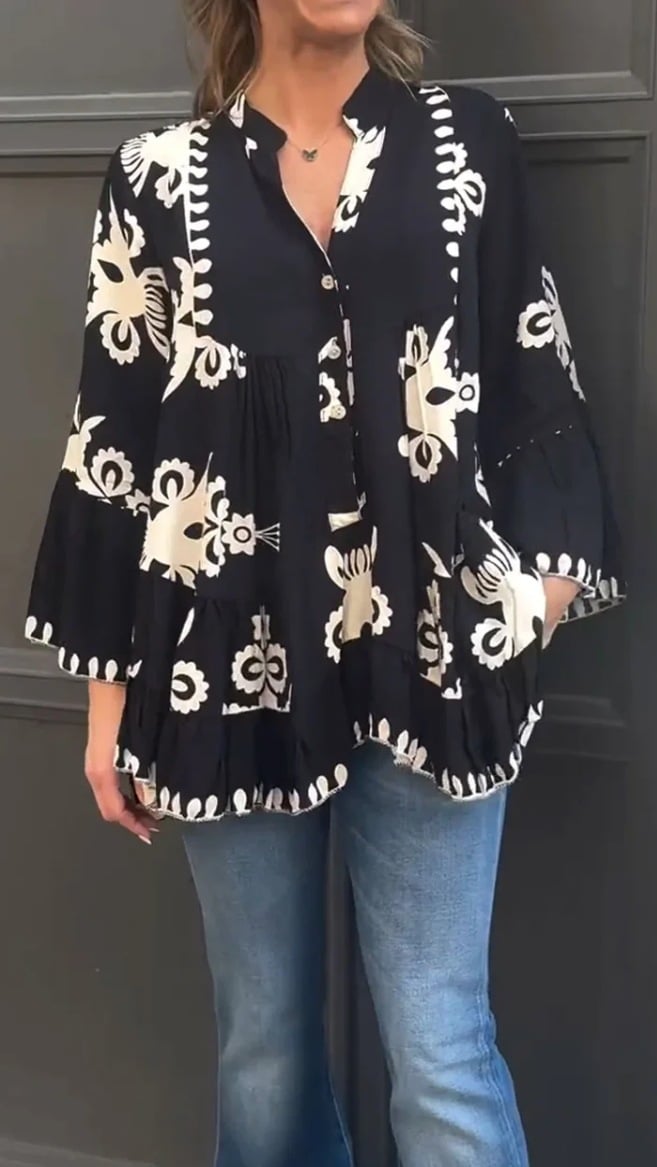 Lunavera™ | Boho-Rüschen-Top