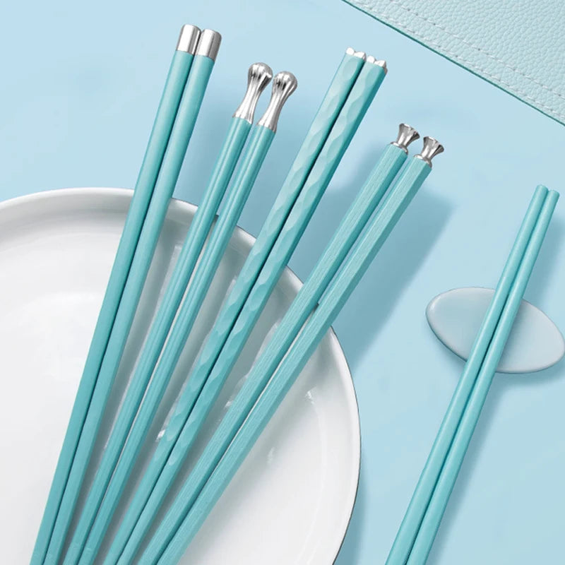 Umweltfreundliches elegantes Bambus-Stäbchen-Set für Essen und Unterhaltung