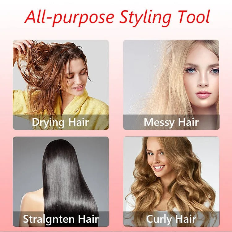 Keramische rotierende Haarbürste für glattes und voluminöses Styling