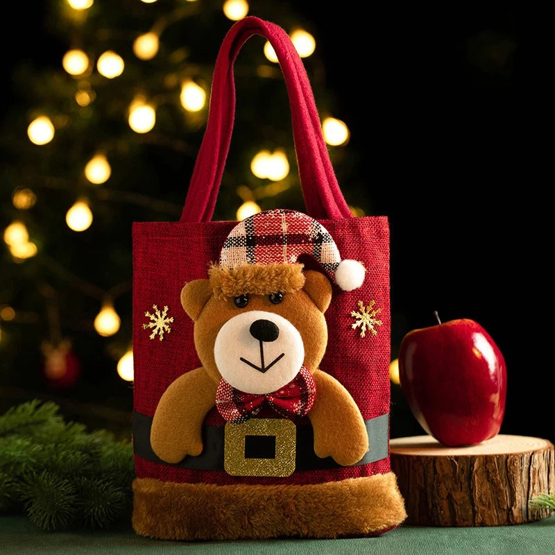 RedTote™ – Festliche Geschenkbeutel aus Leinen | Urlaubskollektion