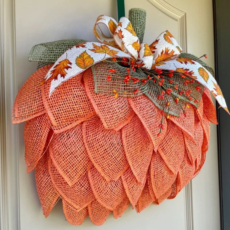 Wayfair™ | Pumpkin Front Door Wreath