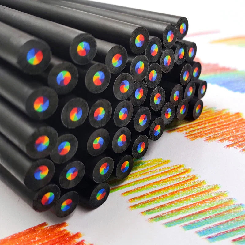 ColorWhirl™ – Regenbogen-Buntstift mit 7 Farben