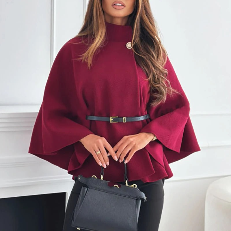 Wendy™ | Damen Oversized Cape-Mantel – Eleganz und Wärme vereint