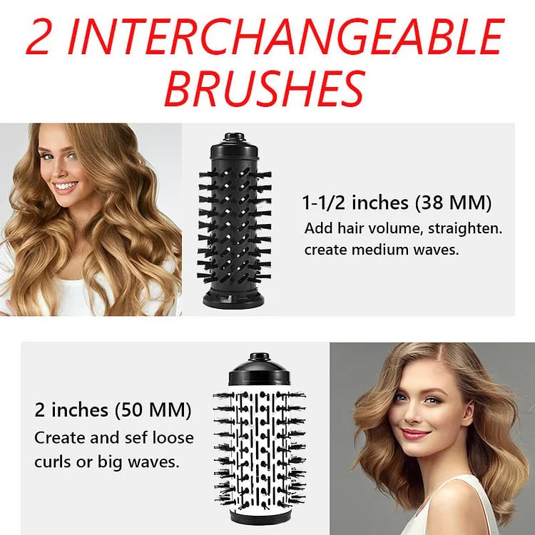Keramische rotierende Haarbürste für glattes und voluminöses Styling