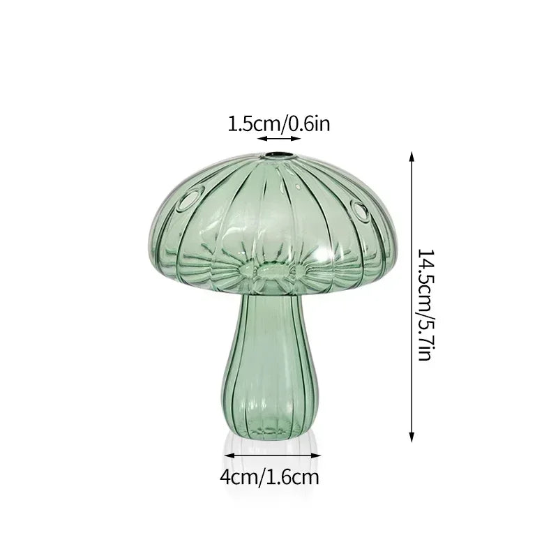 Fungglass™ | Kaktus & Pilz Transparente Glasvasen