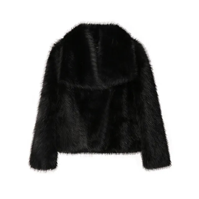 Axela™ | Eleganter Damen-Pelzmantel für stilvolle Wintermode 2024