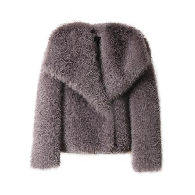 Axela™ | Eleganter Damen-Pelzmantel für stilvolle Wintermode 2024