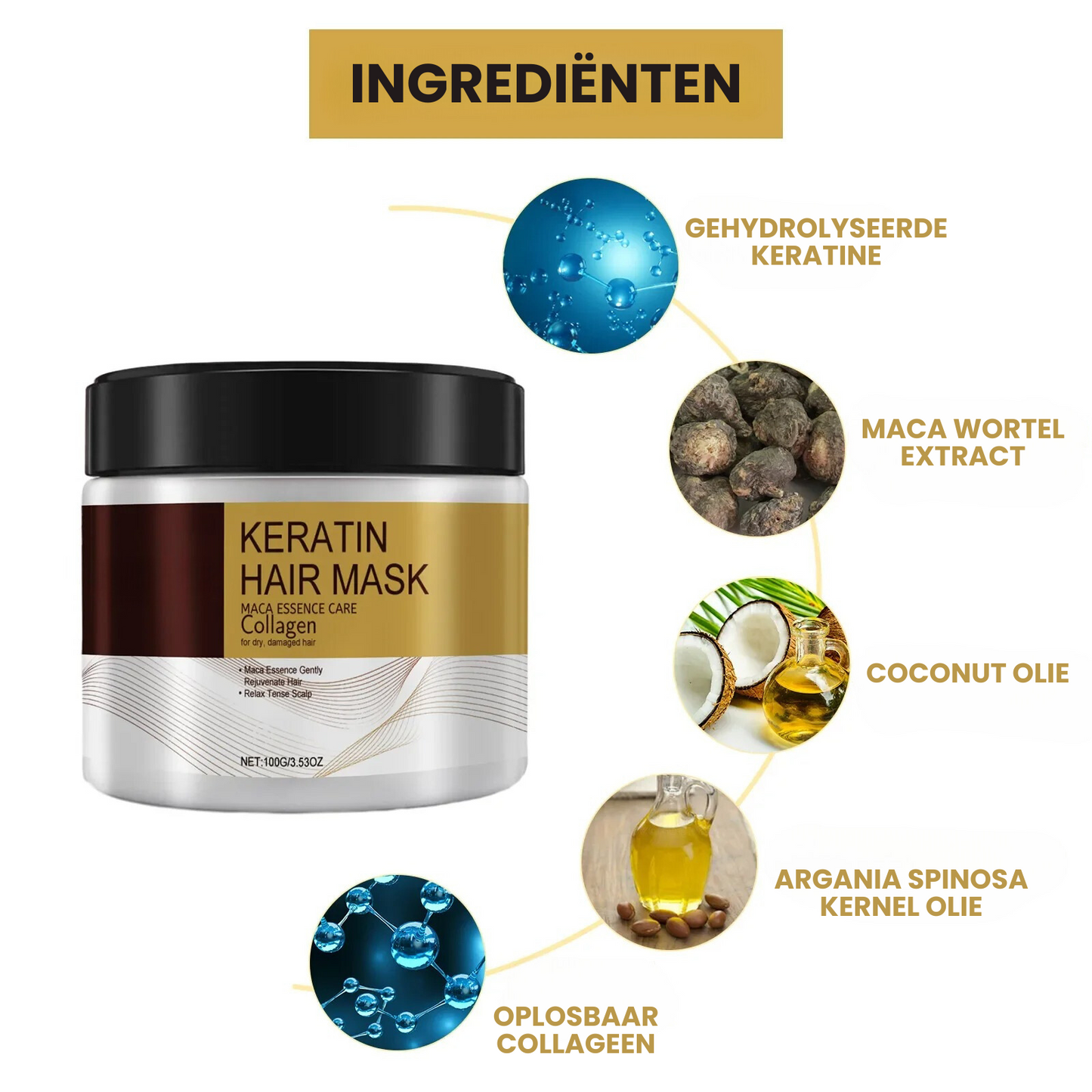 HairGlam™ | Keratin hair mask
