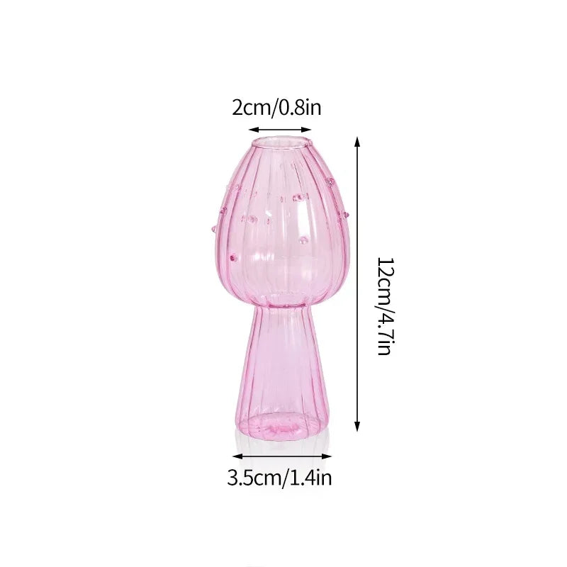 Fungglass™ | Kaktus & Pilz Transparente Glasvasen