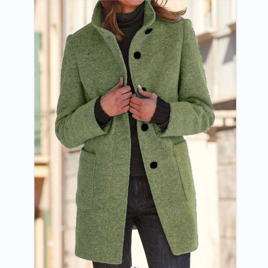 Floret™ - Eleganter Damenmantel mit Knopfleiste
