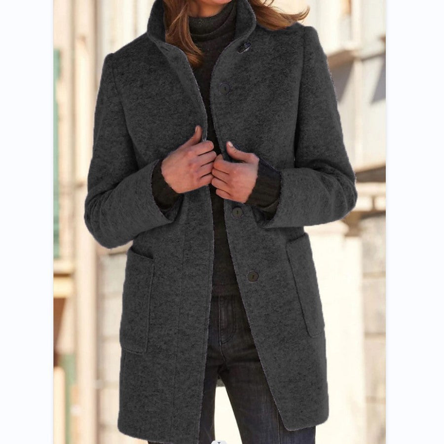Floret™ - Eleganter Damenmantel mit Knopfleiste