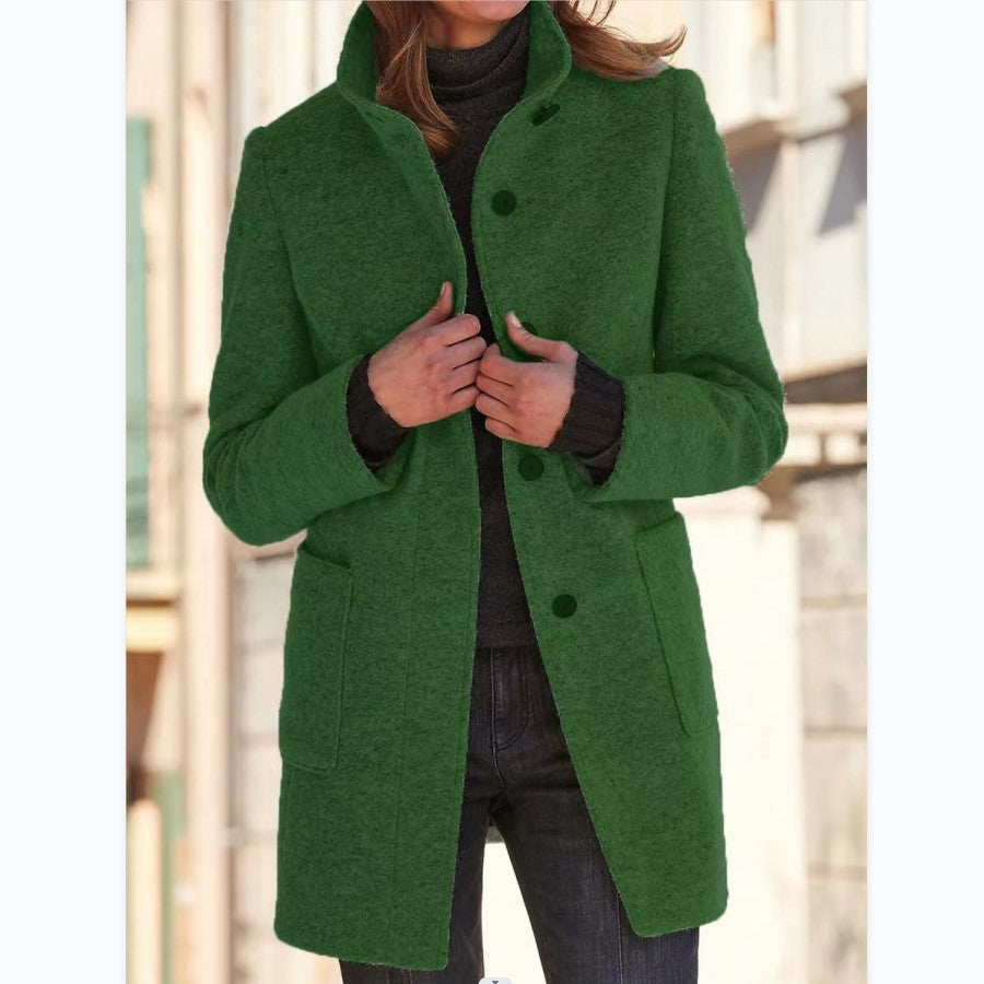 Floret™ - Eleganter Damenmantel mit Knopfleiste