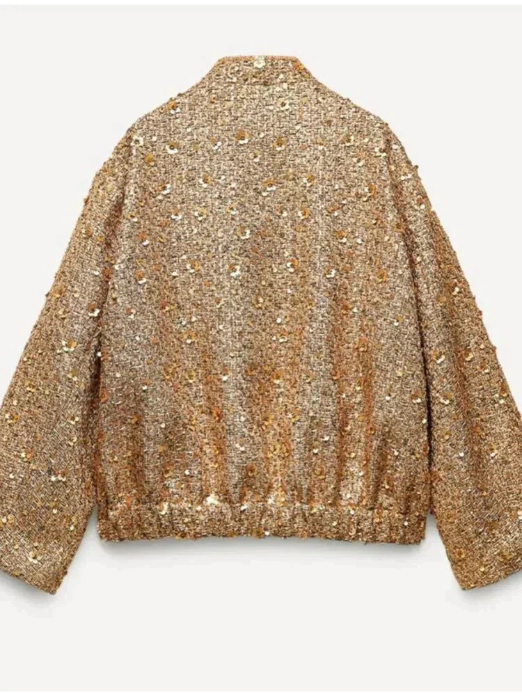 Glimmer™ Modisch schimmernde Jacke für Frauen