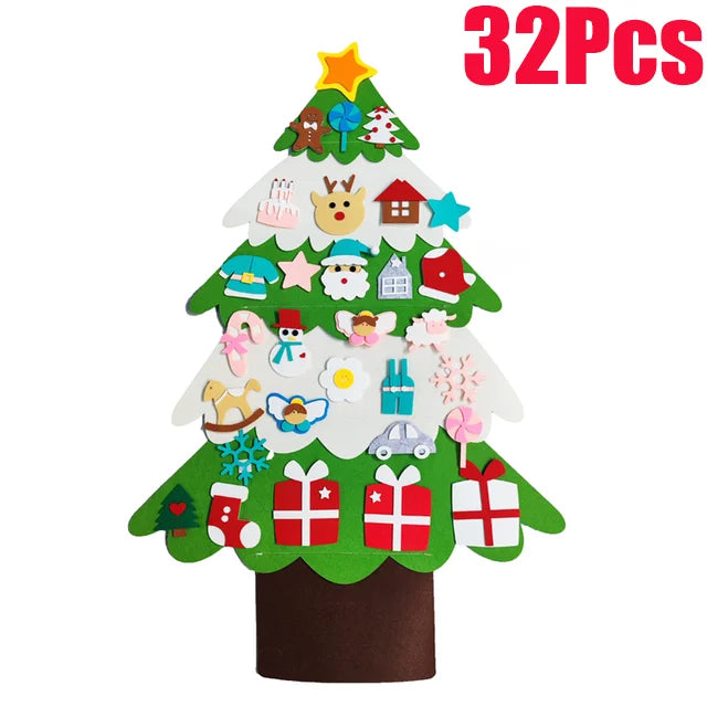 Glowtree™ Dekorativer Weihnachtsbaum Wandbehang mit Lichterketten