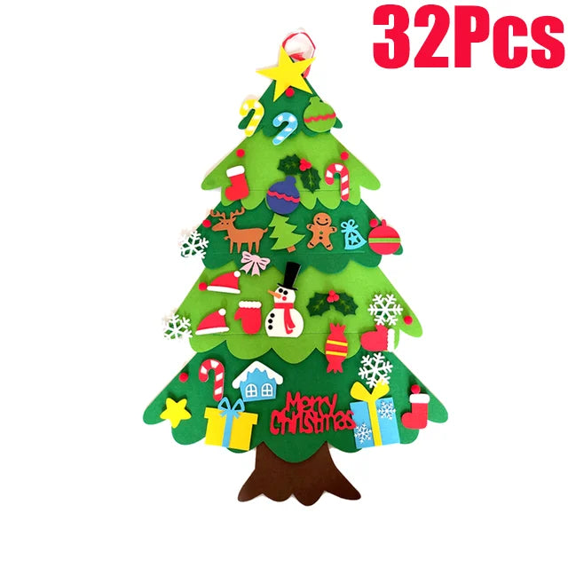 Glowtree™ Dekorativer Weihnachtsbaum Wandbehang mit Lichterketten