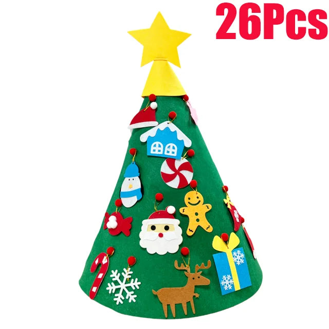 Glowtree™ Dekorativer Weihnachtsbaum Wandbehang mit Lichterketten