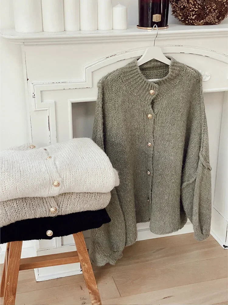 ComfyGo™ | Luxuriöser Oversized-Cardigan für elegante Lagenlooks