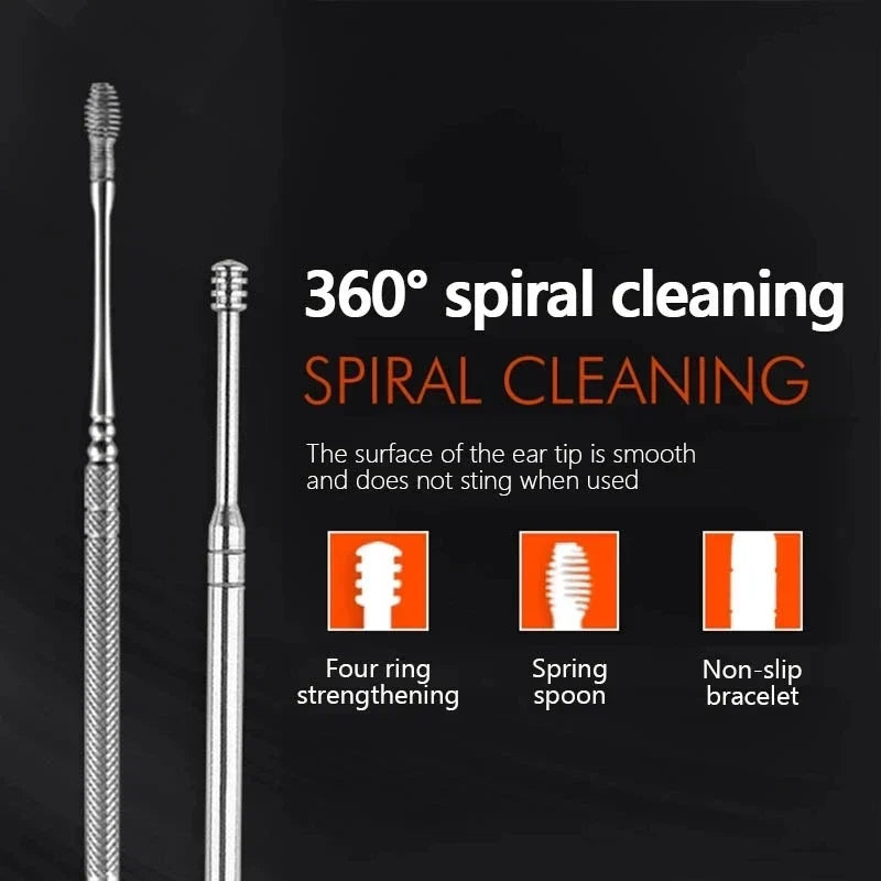 SpiraClean™ | Spring Ohrschmalz-Reinigungswerkzeugset