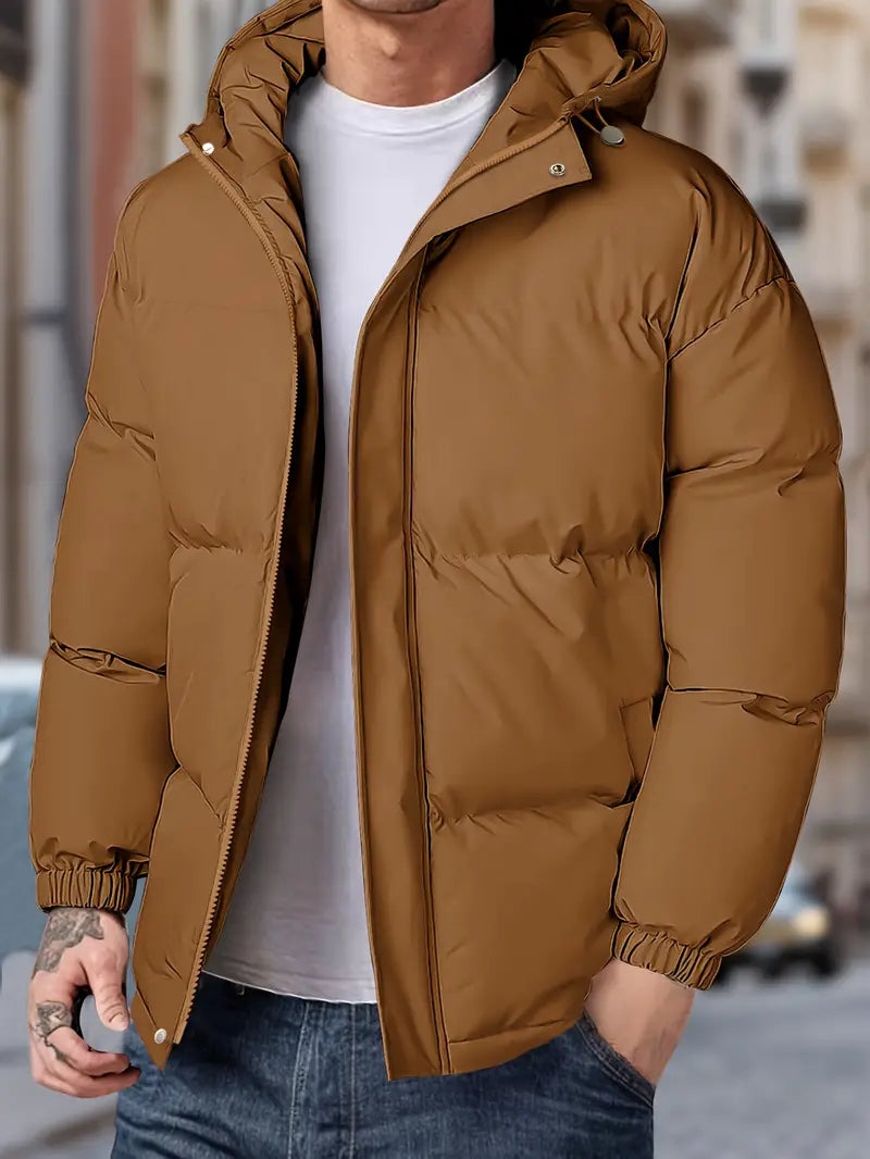 WarmGuard™ - Men's Hooded Winter Jacket | Windproof and comfortable