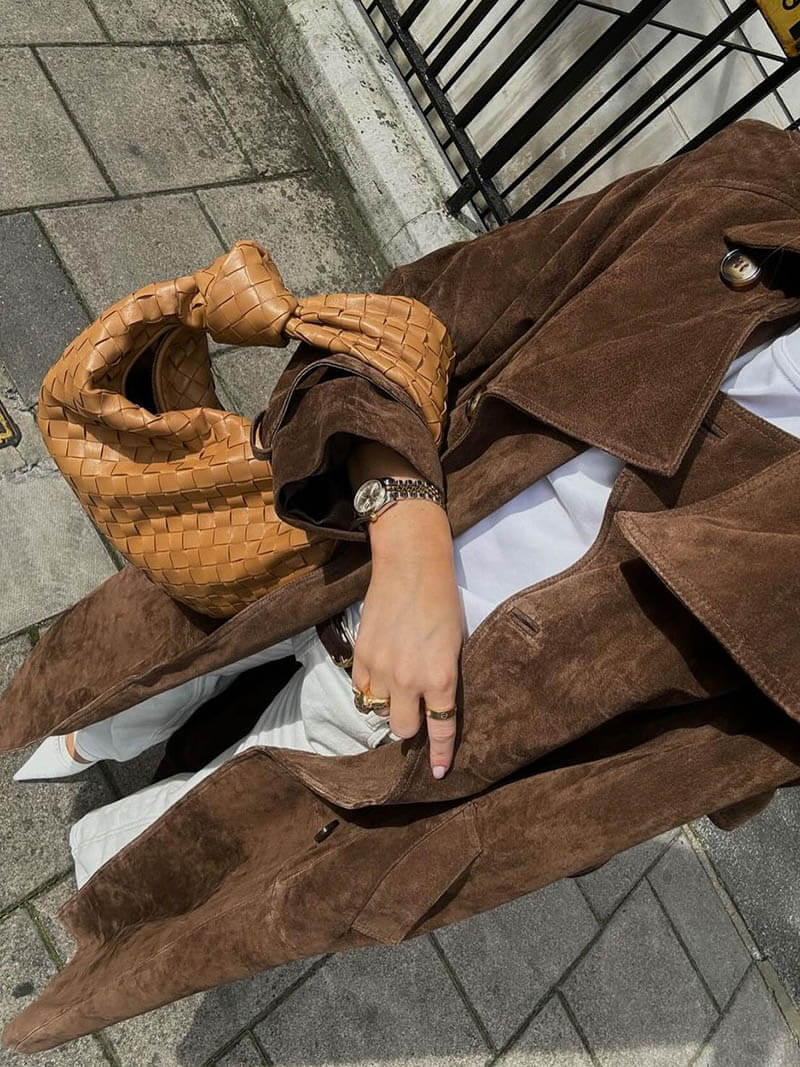 Frejas™ | Mocha Trenchcoat - Imitation Mocha