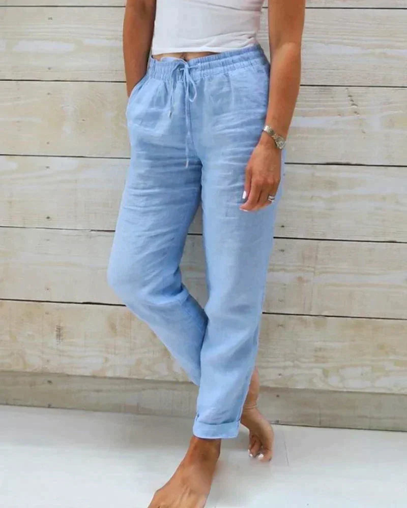 Elvéra™ | Airy summer trousers with elegance