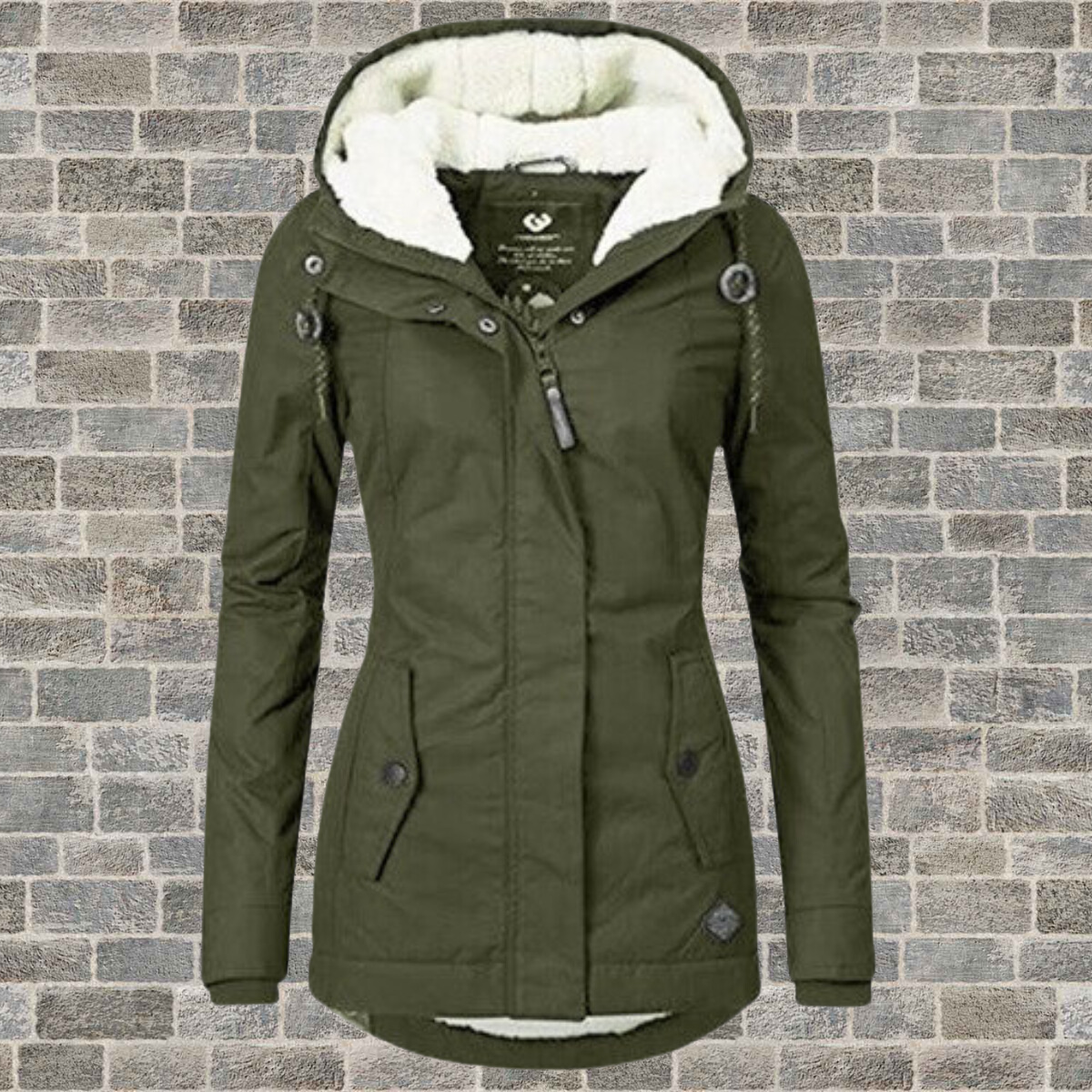 Johana™ | Warmer Baumwoll-Sherpa-Kapuzenpullover