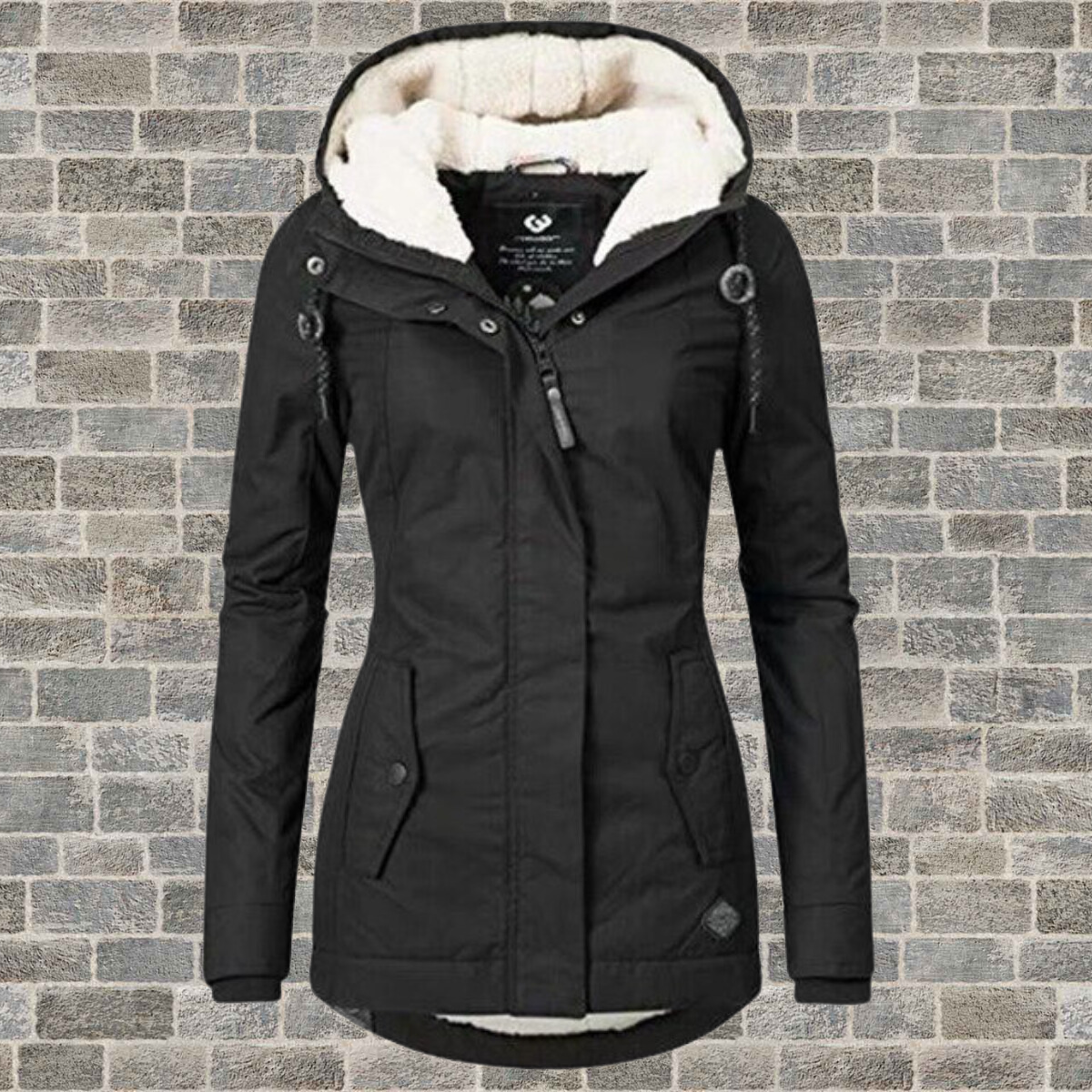 Johana™ | Warmer Baumwoll-Sherpa-Kapuzenpullover